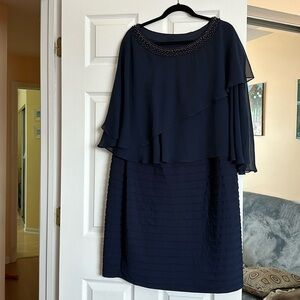 Dress 20w blue Adriana Papell pre owned like new